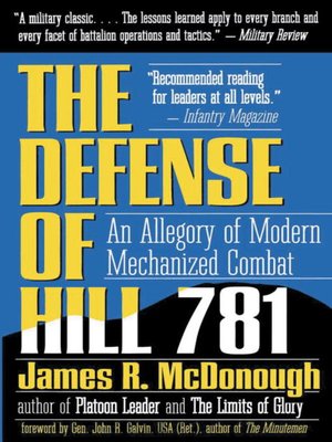 cover image of The Defense of Hill 781